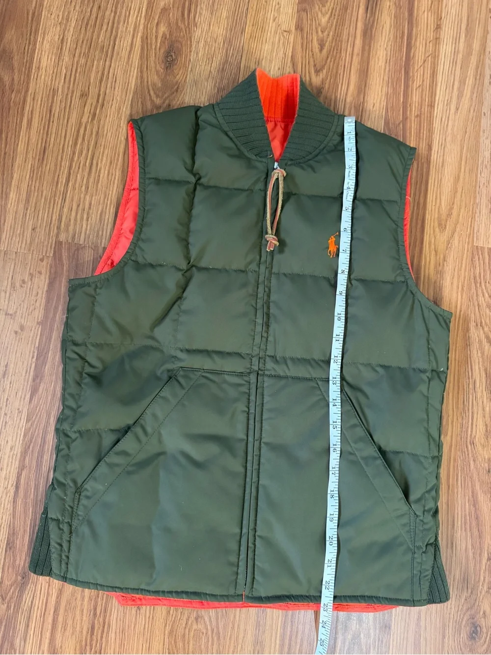 Polo Ralph Lauren Reversible Real Feather Puffer/Vest. Size -Small